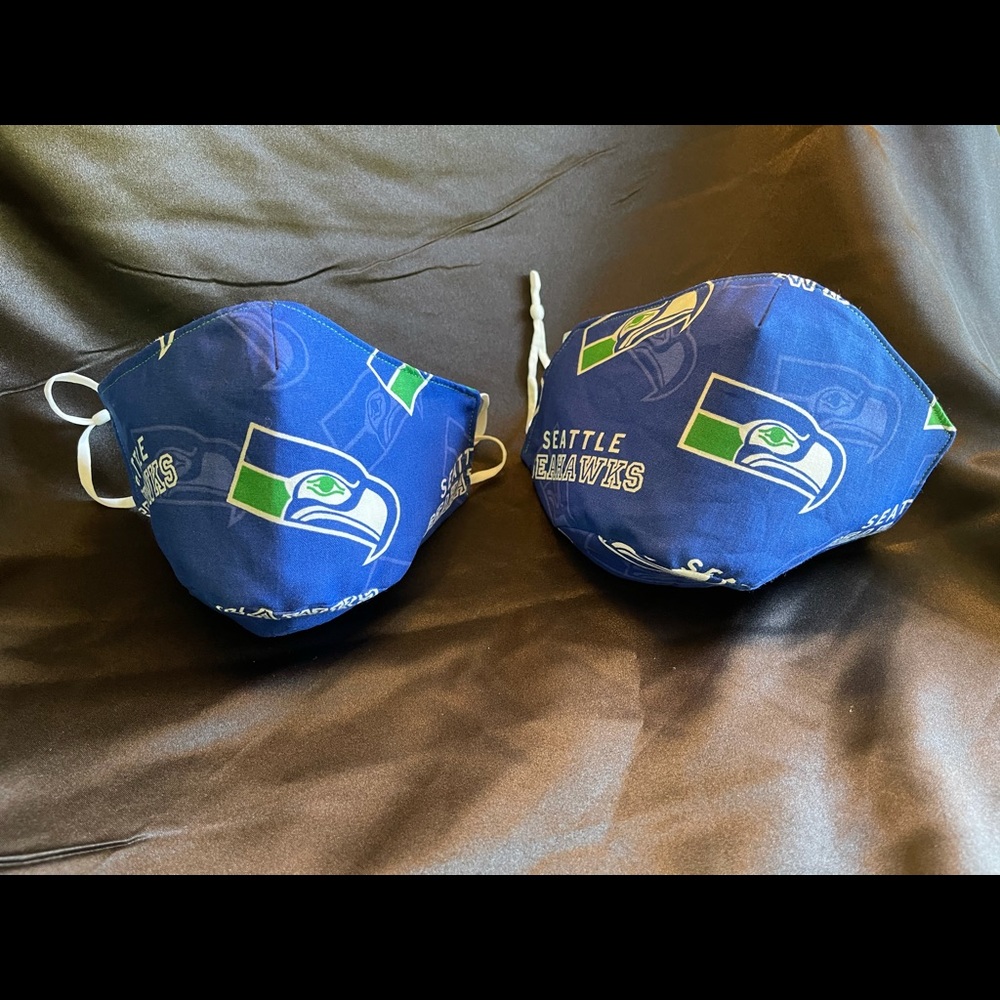Seattle Seahawks face mask